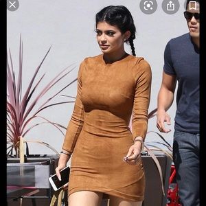 Suede Brown dress